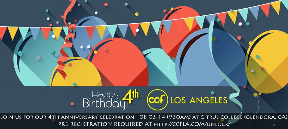 CCF Los Angeles 4th Year Anniversary
