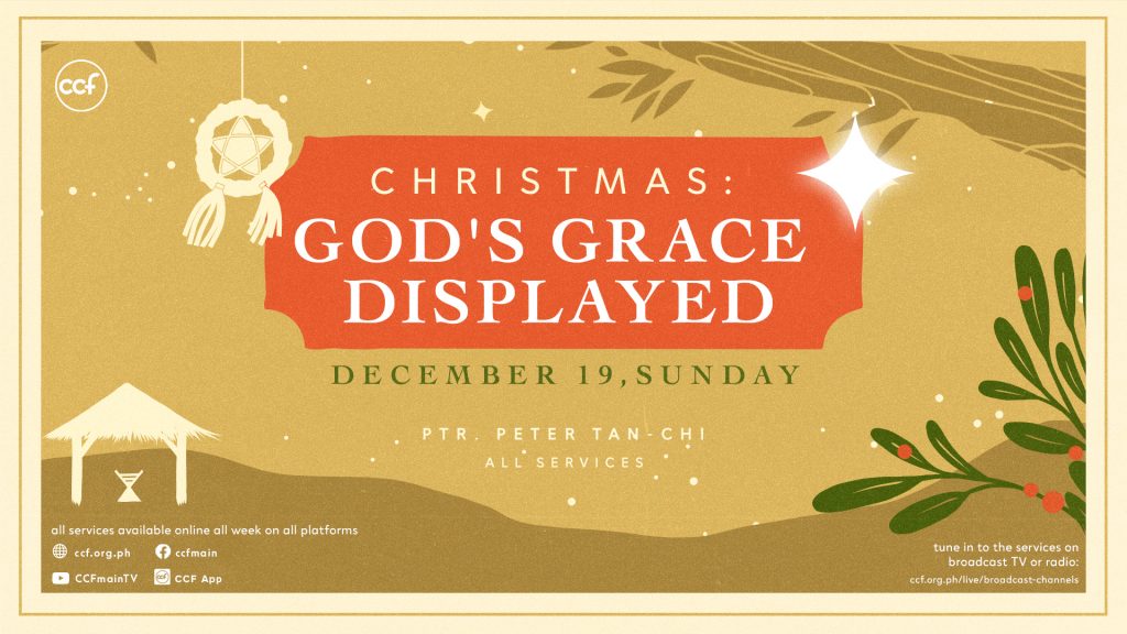 Christmas: God’s Grace Displayed